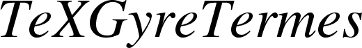 TeXGyreTermes-Italic