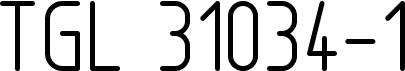 TGL 31034-1 Normal