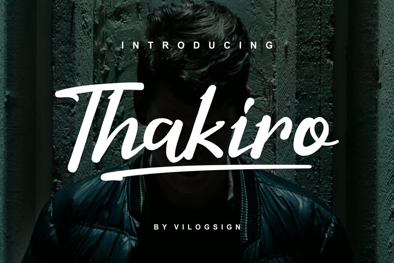 Thakiro Schriftart
