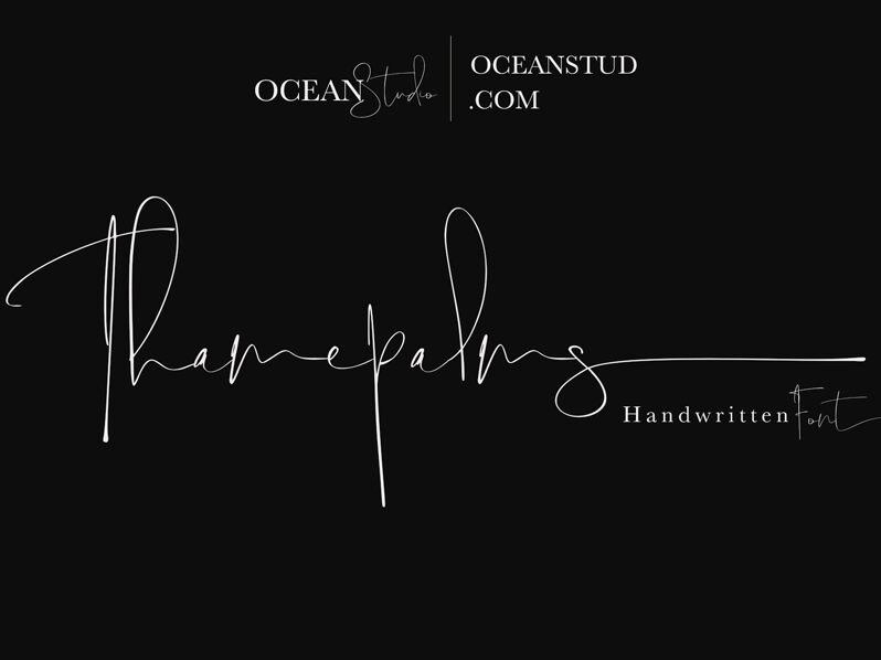 Thamepalms Schriftart