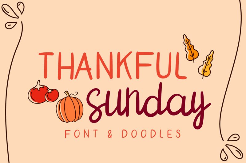 Thankful SUNDAY Carattere