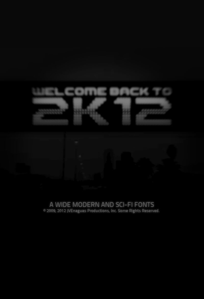 The 2K12 Czcionka