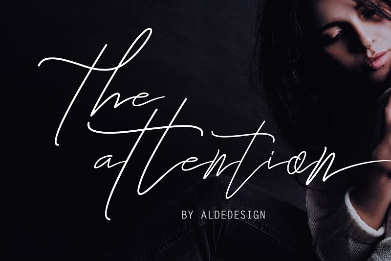 The Attention 字体