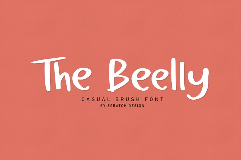 The Beelly Schriftart