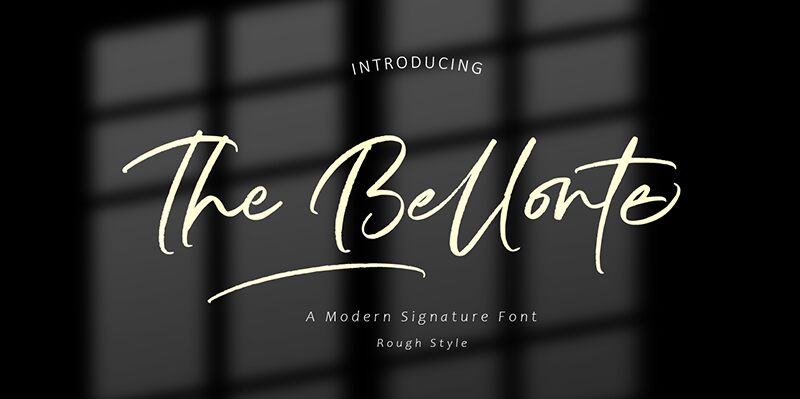The Bellonte 字体