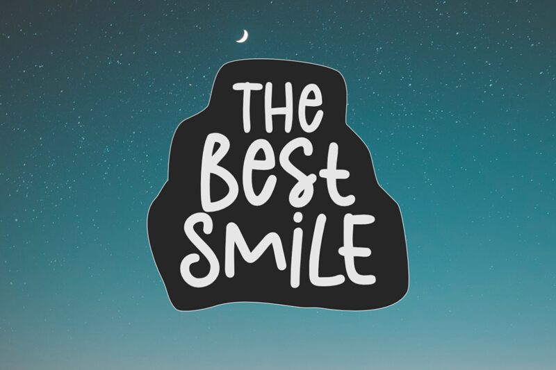 The Best Smile Schriftart