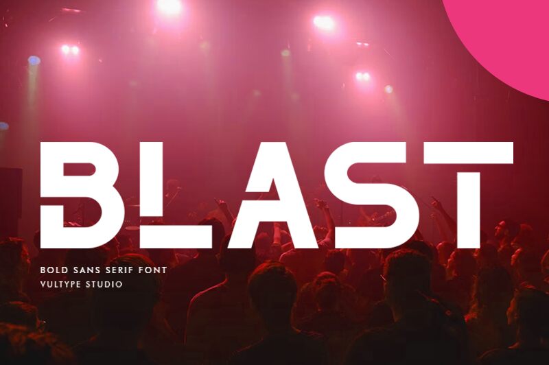 The Blast Schriftart