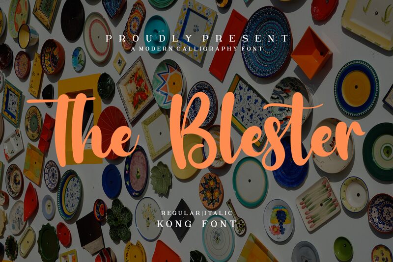 The Blester Schriftart