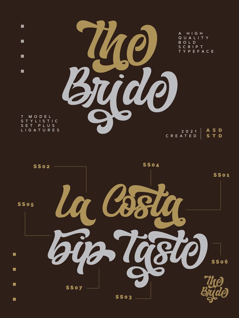 The Bride font | Fonts2u.com