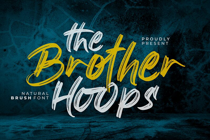 The Brother Hoops Schriftart