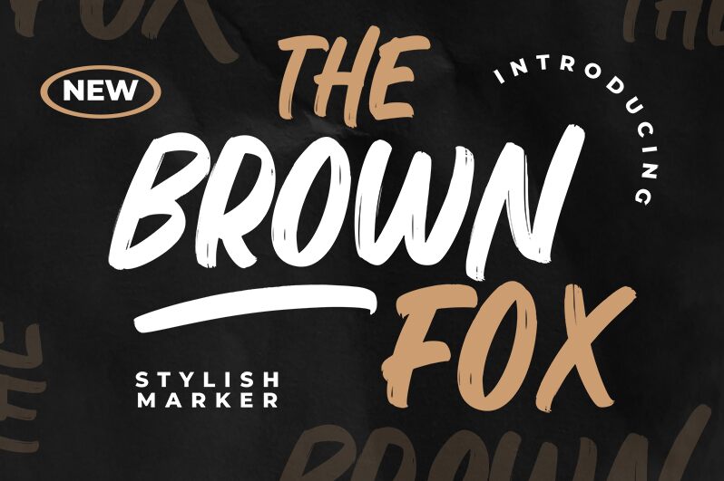 The Brown Fox Czcionka