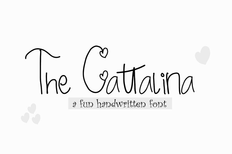The Cattalina 字体