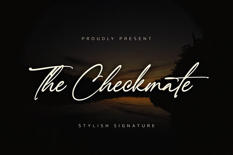 The Checkmate font