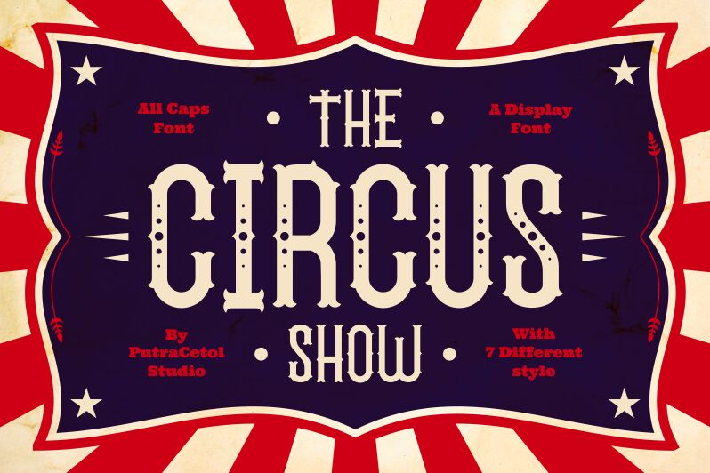 The Circus Show Czcionka