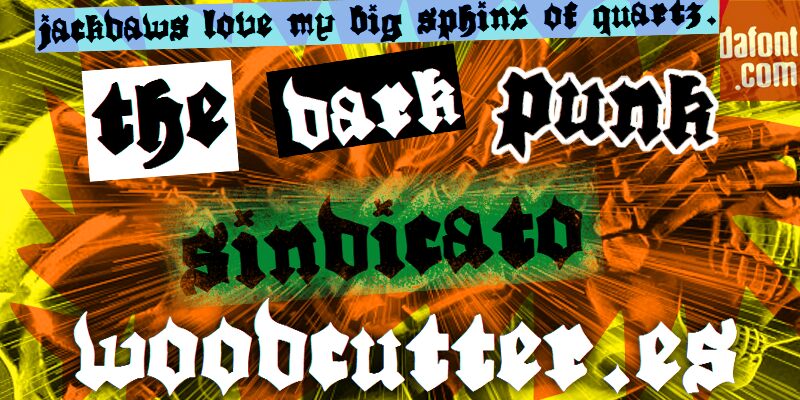 The Dark Punk Sindicato Carattere