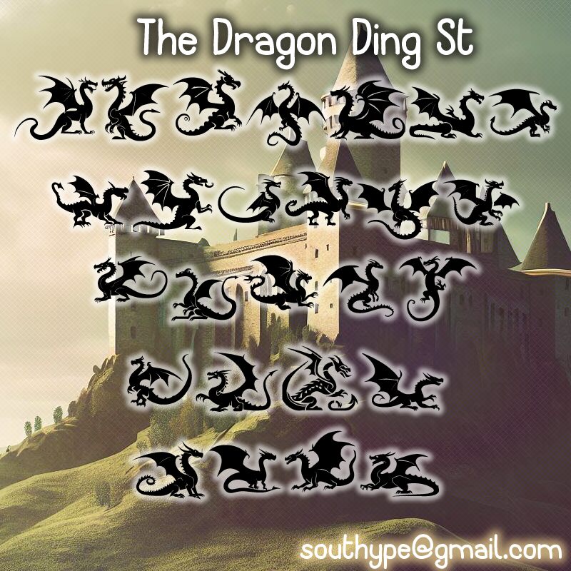 The Dragon Ding ST Czcionka