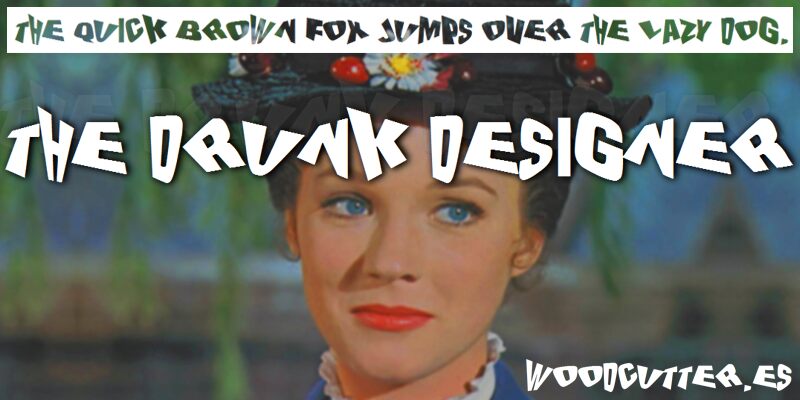 The Drunk Designer Czcionka