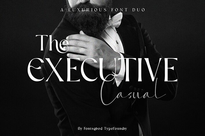 The Executive Casual Schriftart