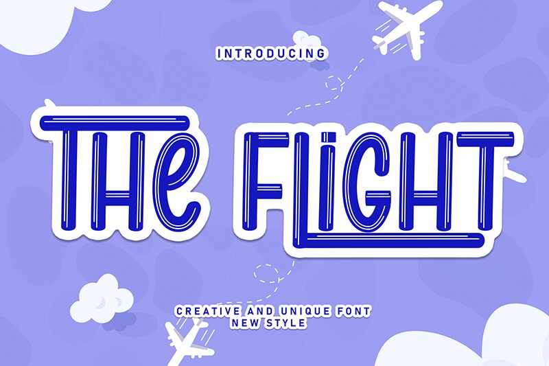 The Flights 字体