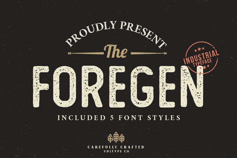 The Foregen Fonte