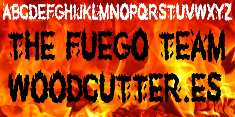 The Fuego Team Czcionka