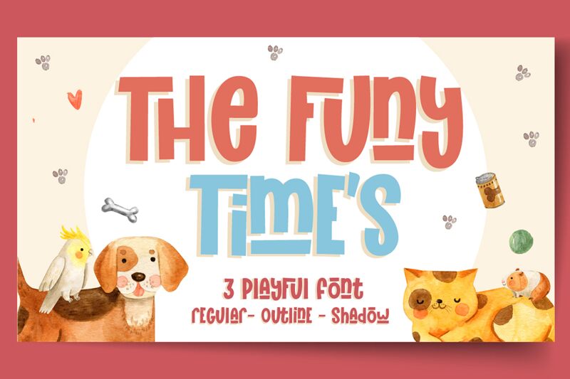 The Funy Time's Schriftart