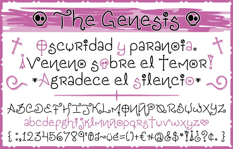 The Genesis 字体