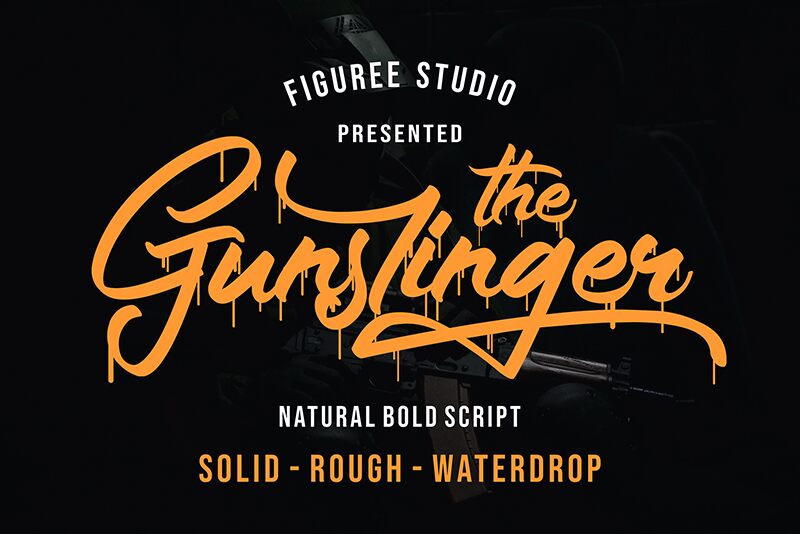 The Gunslinger Schriftart