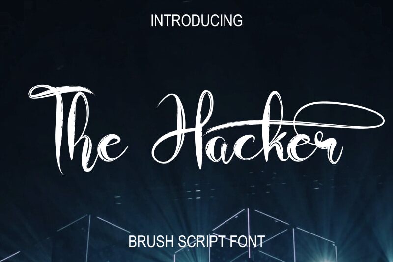 The Hacker Schriftart