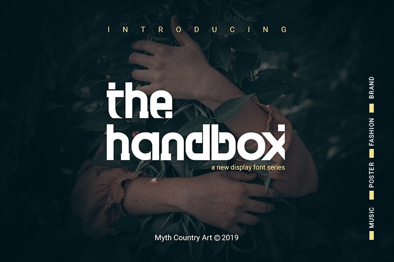 The handbox Font