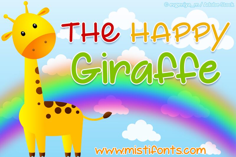 The Happy Giraffe Czcionka