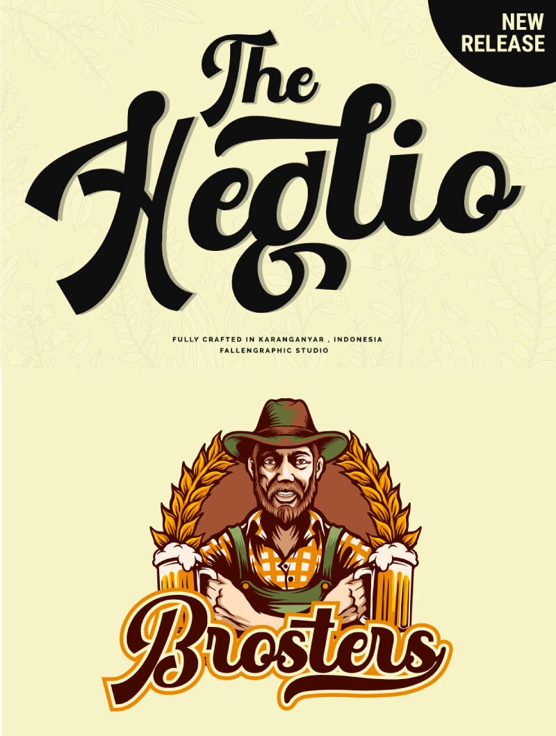 The Heglio Druh písma