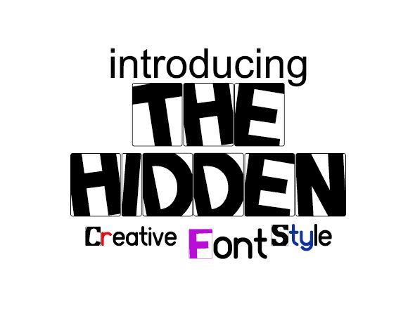 THE HIDDEN font | Fonts2u.com