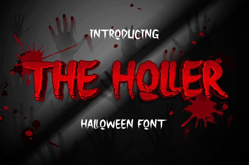 The Holler Schriftart