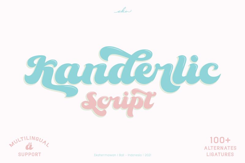 The Kanderlic Schriftart