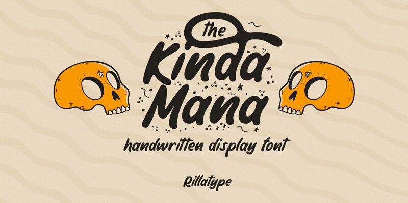 The Kindamana Schriftart