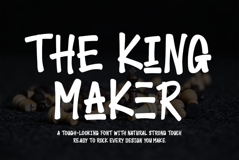 The King Maker 字体