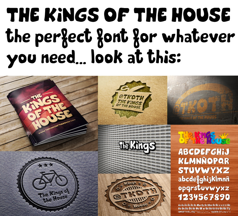 The Kings of the House Schriftart