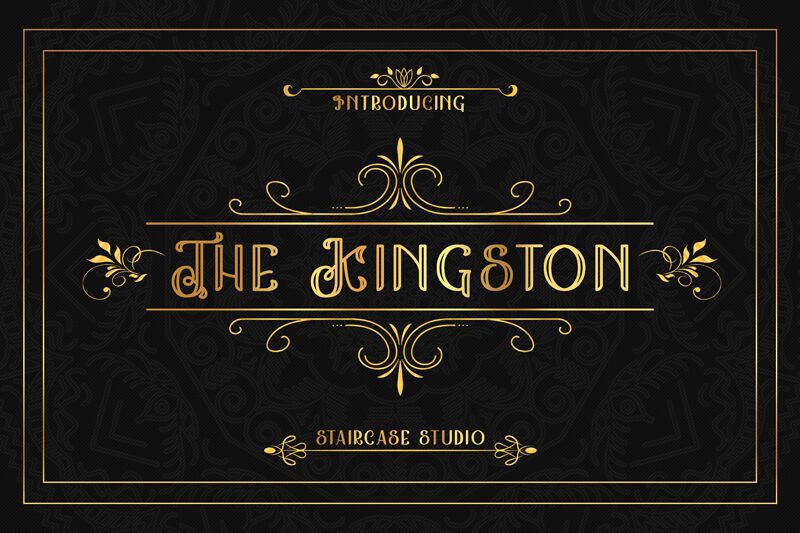 The Kingston 字体