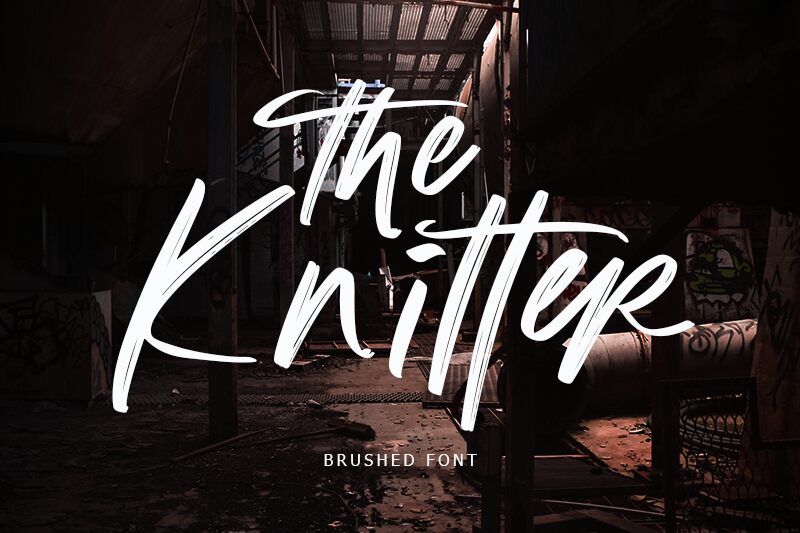 The Knitter Schriftart