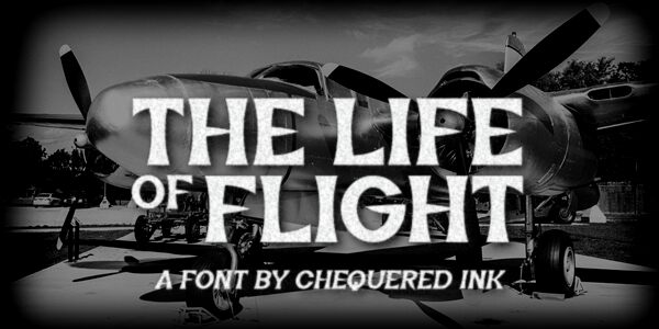 The Life of Flight Czcionka