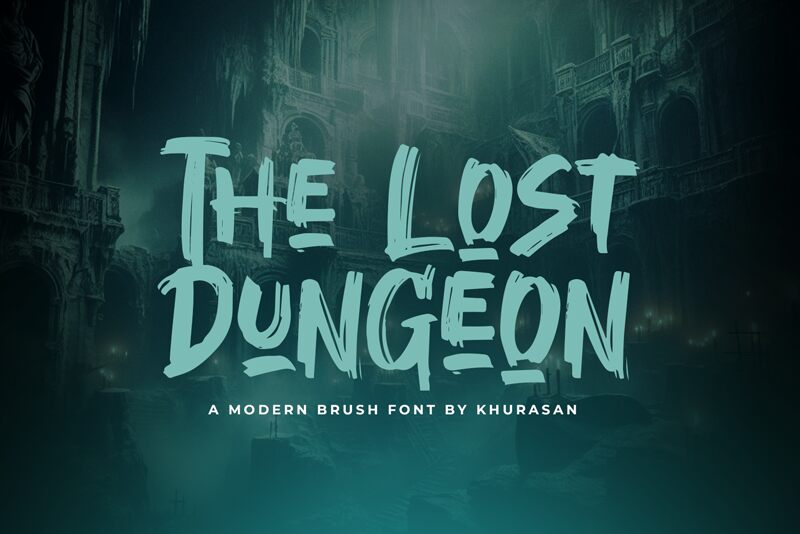 The Lost Dungeon Шрифт