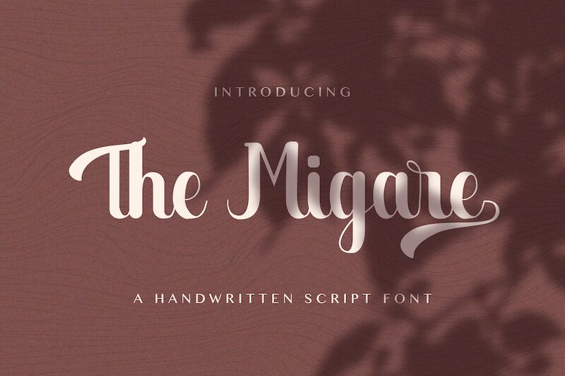The Migare Schriftart