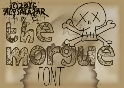 The Morgue Font