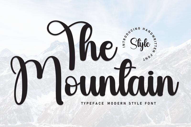 The Mountain Font