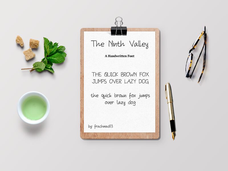 The Ninth Valley 字体