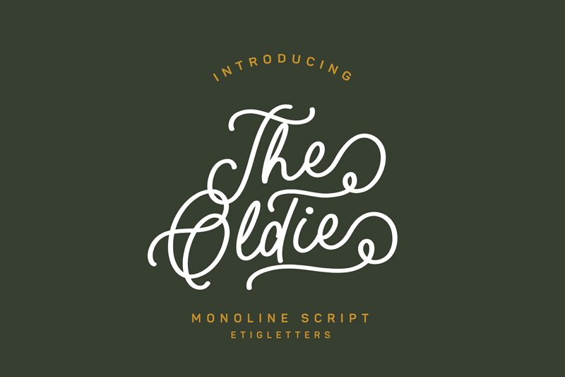 The Oldie Schriftart