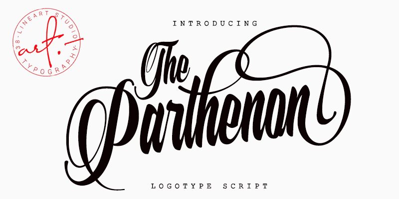 The Parthenon Font