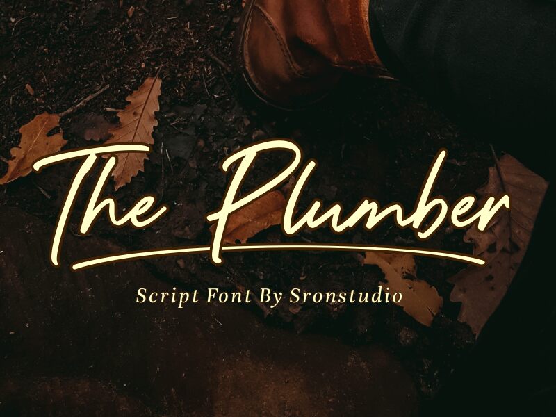 The Plumber Fonte