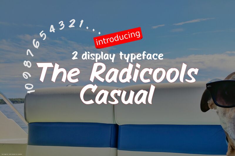 The Radicools Casual Schriftart
